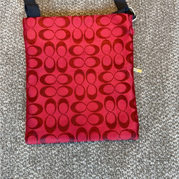 Vintage Coach Red and Black Crossbody Bag - Picture 8 of 11